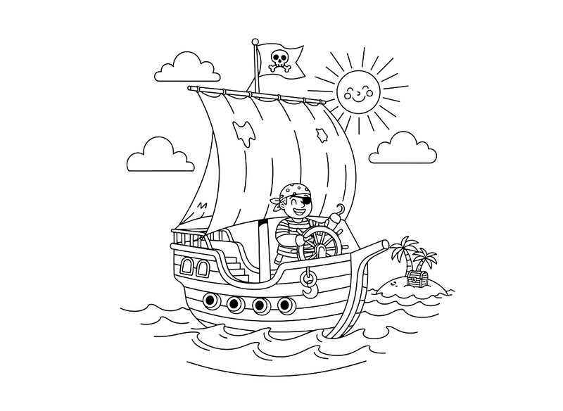 A coloring page created with ColrPage