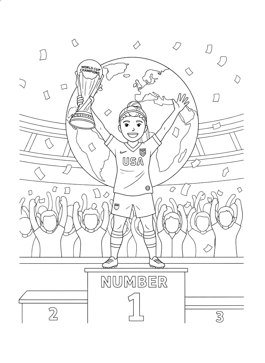 A soccer player celebrating after a victory.