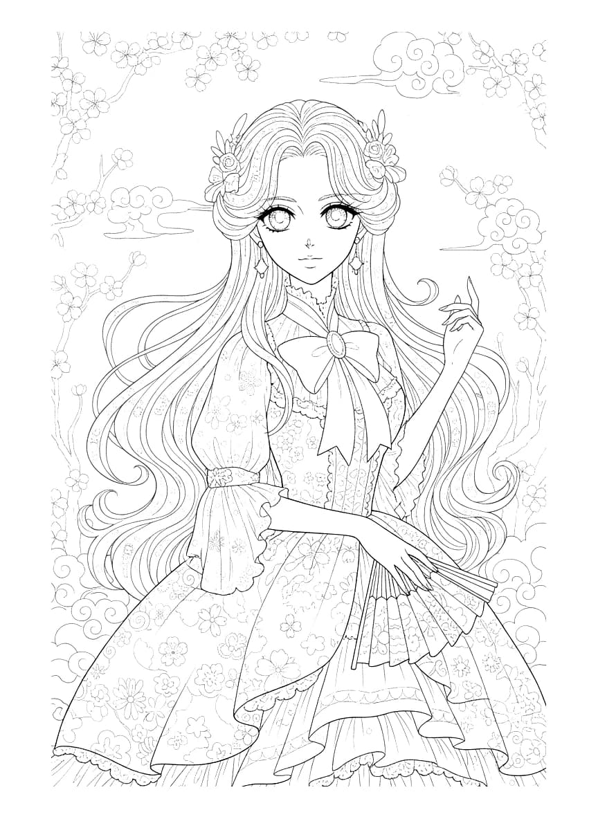 Une magnifique actrice de manga.