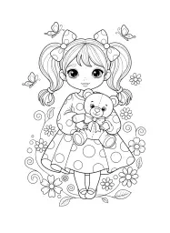 A cute girl.