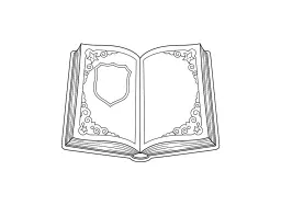 A blank book with open pages, ready for imagination.