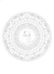 Ein Heiratsantrag in einem wunderschönen Mandala-Design.
