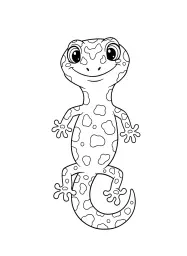 Un gecko léopard amical pose pour une photo.