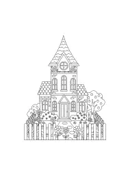 Een huis met een tuin en een hek.