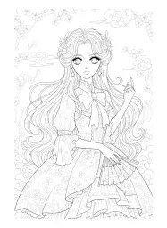 Une magnifique actrice de manga.
